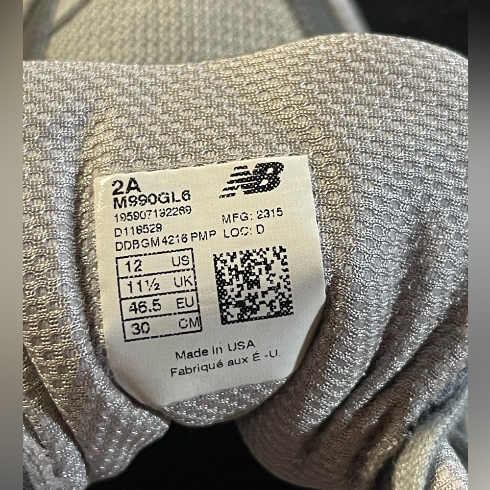 New Balance Gray Running Tennis Shoes - Picture 8 of 8